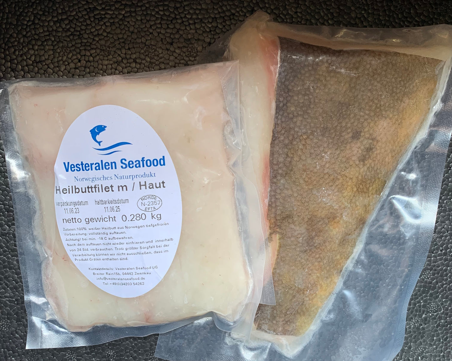 Heilbutt Filet mit Haut 1000g
