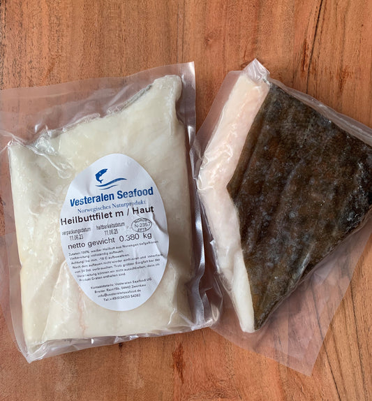 Heilbutt Filet mit Haut 1000g
