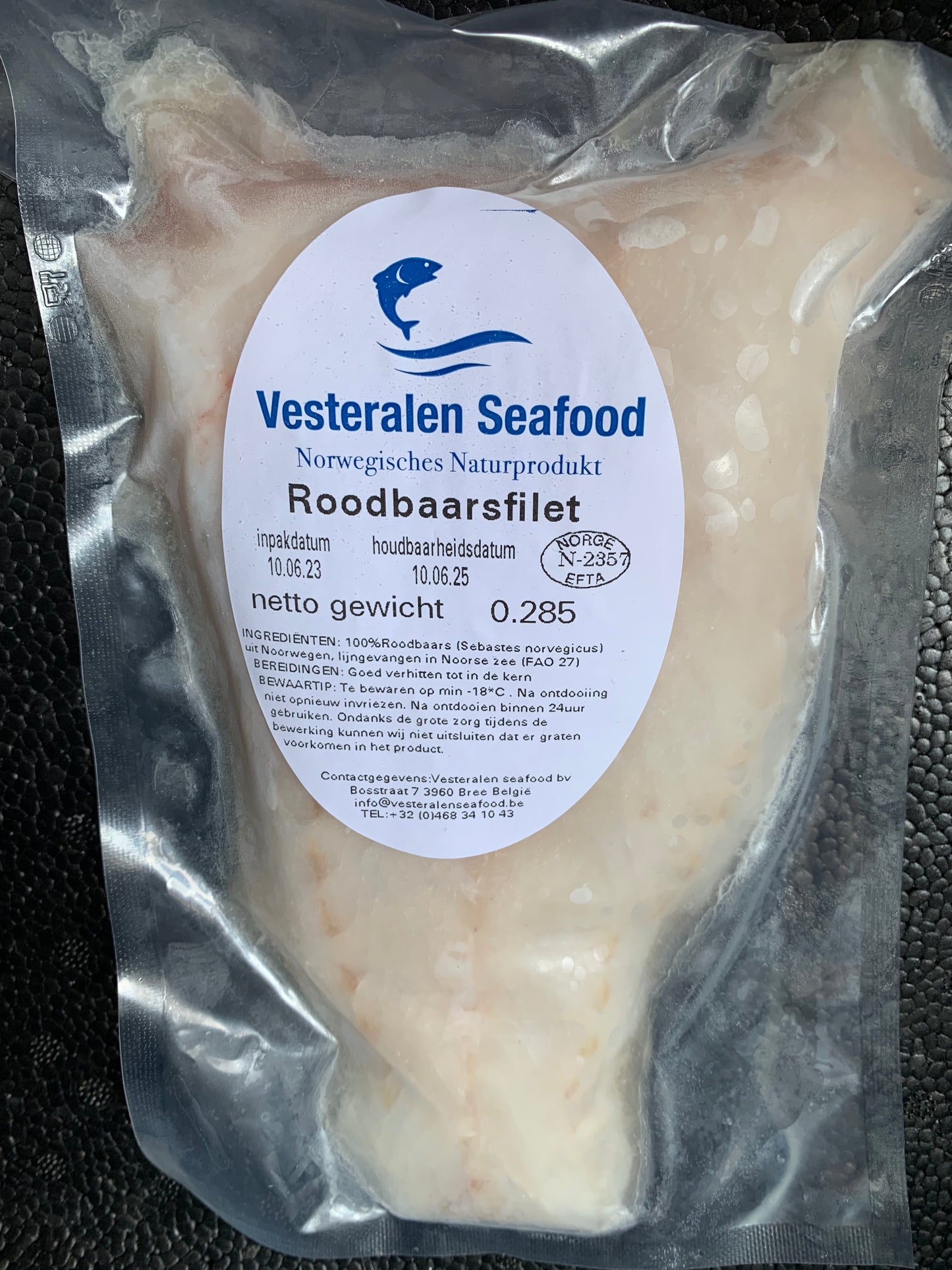 Rotbarsch Filet ohne Haut 1000g