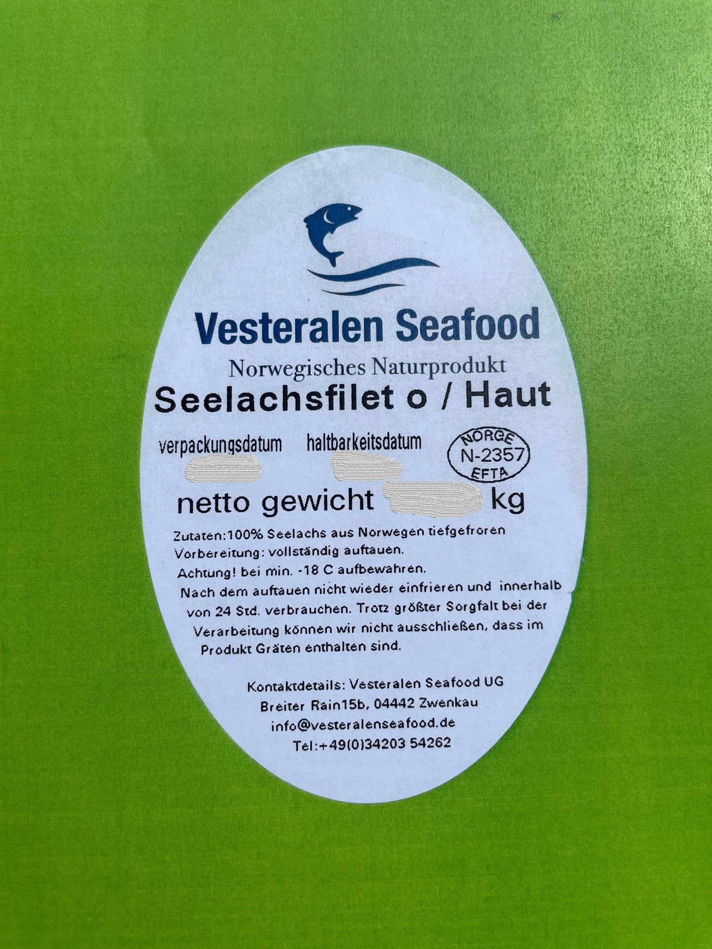 Seelachs Filet ohne Haut 1000g