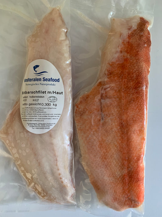 Rotbarsch Filet mit Haut 1000g