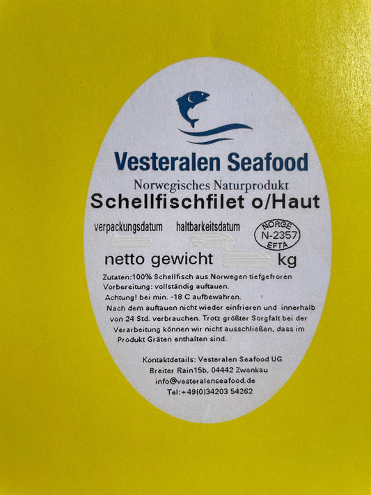 Schellfisch Filet ohne Haut 1000g